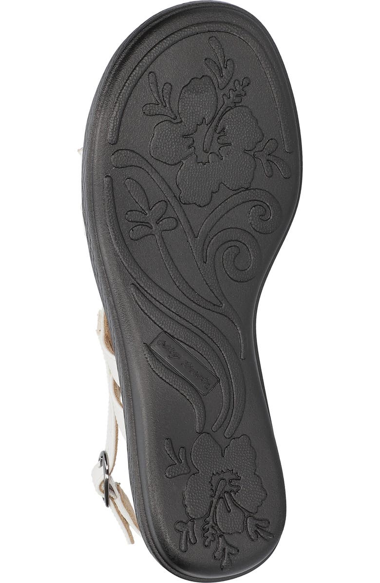 EASY STREET Lobo Wedge Sandal, Alternate, color, White