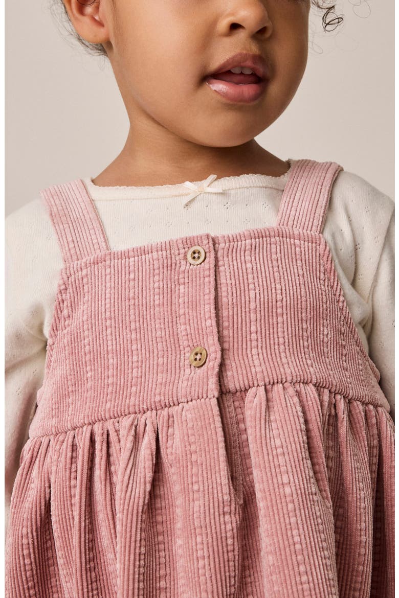 Kids' Corduroy Pinafore Dress, Alternate, color, PINK
