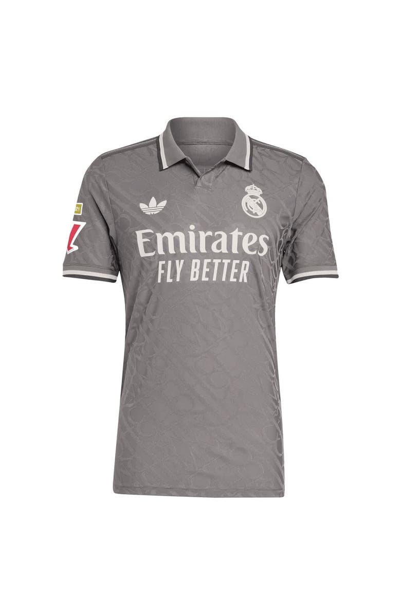 adidas Originals Men's adidas Originals Jude Bellingham Charcoal Real Madrid 2024/25 Third Authentic Player Jersey, Alternate, color, 
