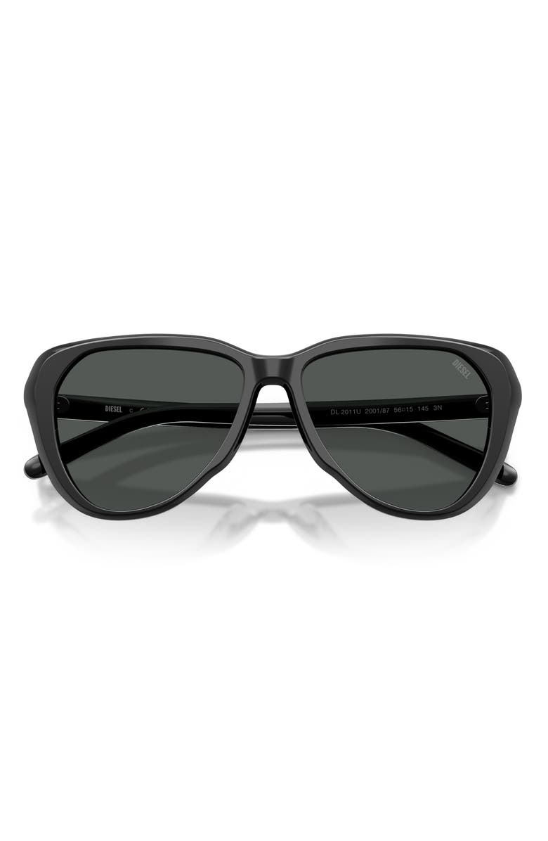 DIESEL<sup>®</sup> 56mm Pilot Sunglasses, Alternate, color, 