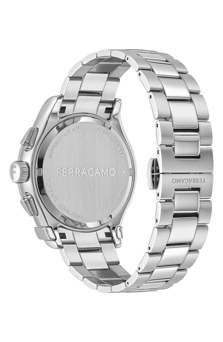 FERRAGAMO 1927 Chronograph Bracelet Watch, 38mm, Alternate, color, 