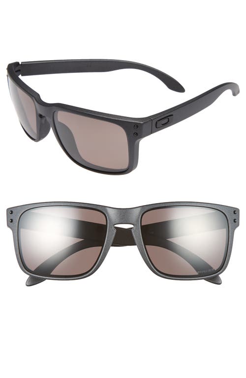 Oakley Holbrook™ 57mm Prizm™ Polarized Keyhole Sunglasses In Grey