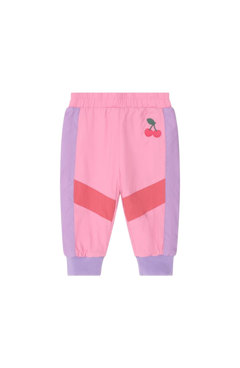 Huxbaby Retro Cherry Spliced Trackpant, Main, color, Multi