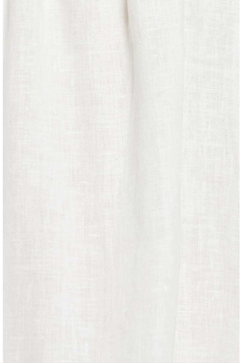Rebecca Sleeveless Linen Nightgown, Alternate, color, WHITE
