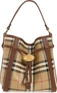 Burberry Mini Check Bucket Bag