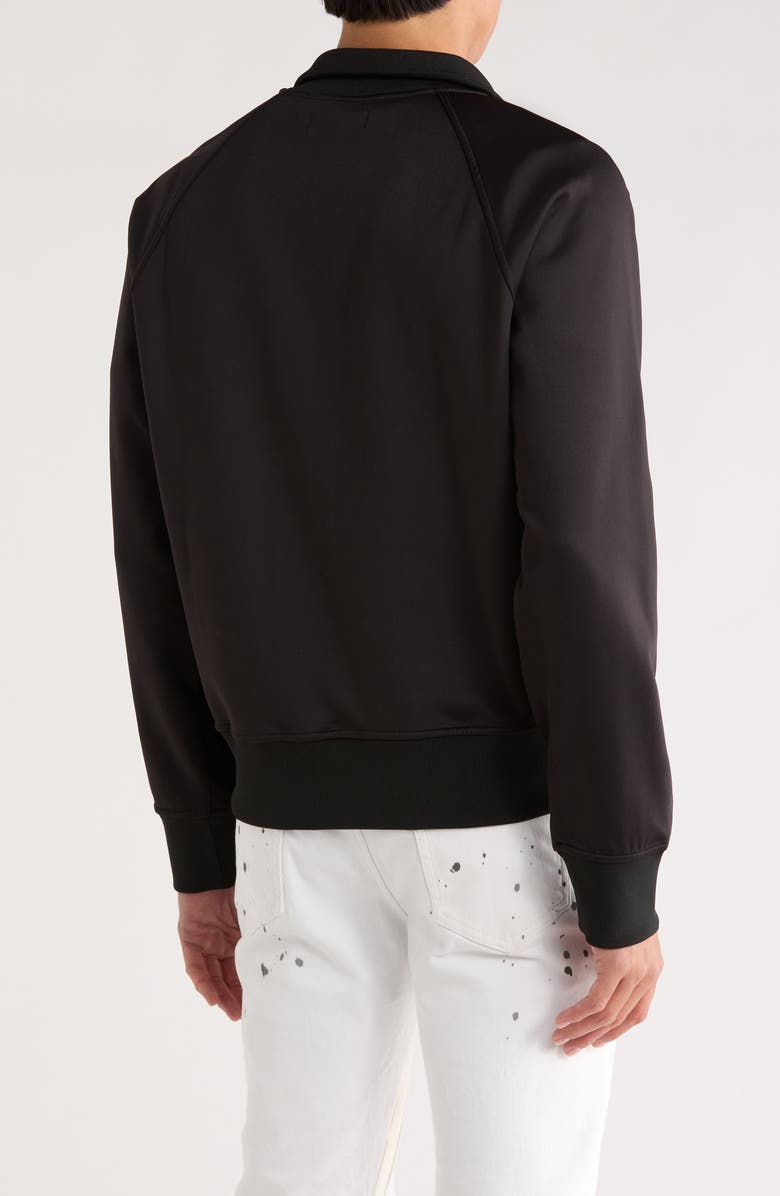 PURPLE BRAND Raglan Bullion Track Jacket, Alternate, color, Black