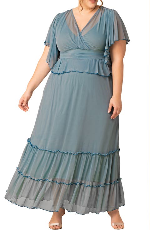 Graceful Tiered Gown (Plus)