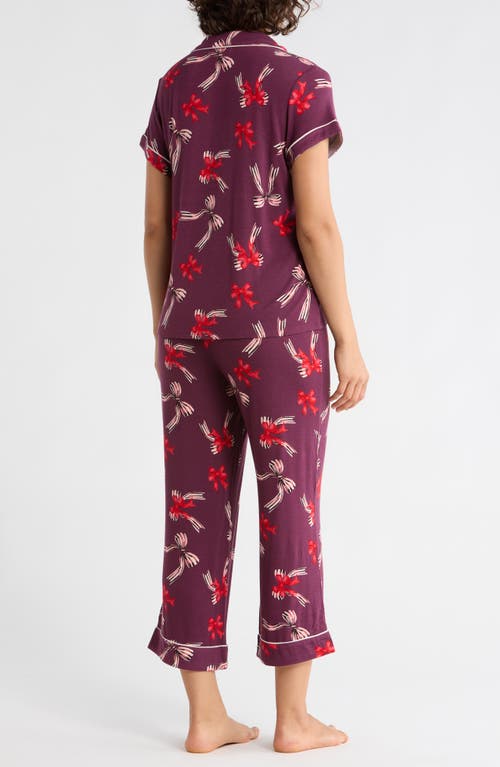 Nordstrom Rack Tranquility Cropped Pajamas In Purple
