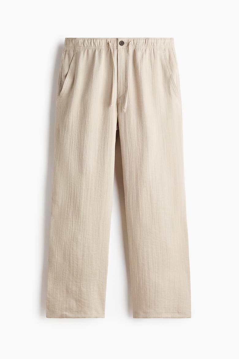 Relaxed Fit Trousers, Alternate, color, Beige