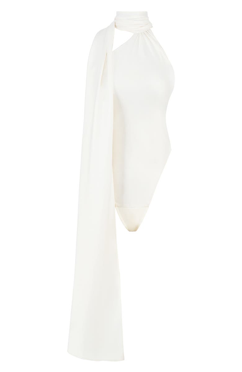 HOUSE OF CB Farrah Halter Neck Satin Bodysuit, Alternate, color, 