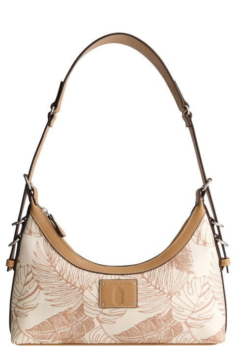 Debossed Logo Hobo Bag