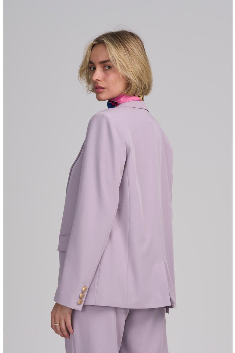 One Button Jacket, Alternate, color, LAVENDER