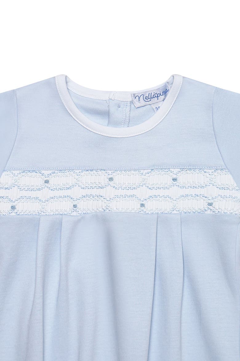 Signature Smocked Boys Gown - Baby, Alternate, color, Blue