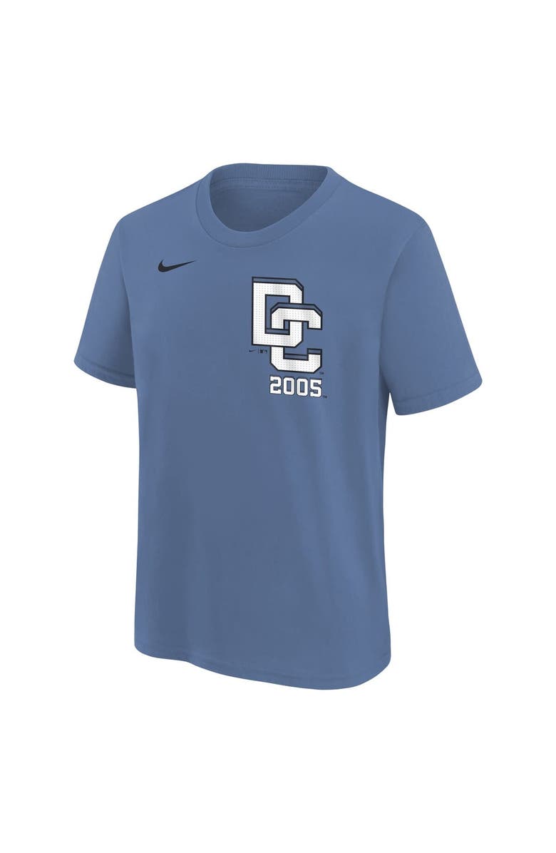 Nike Youth Nike Blue Washington Nationals 2025 City Connect Wordmark T-Shirt, Alternate, color, Blue