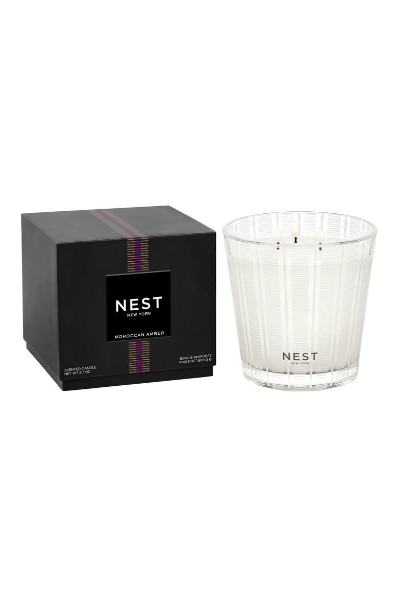 Moroccan Amber Classic Candle, Alternate, color, NO COLOR