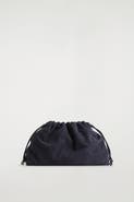 COS Cavatelli Clutch Bag - Suede