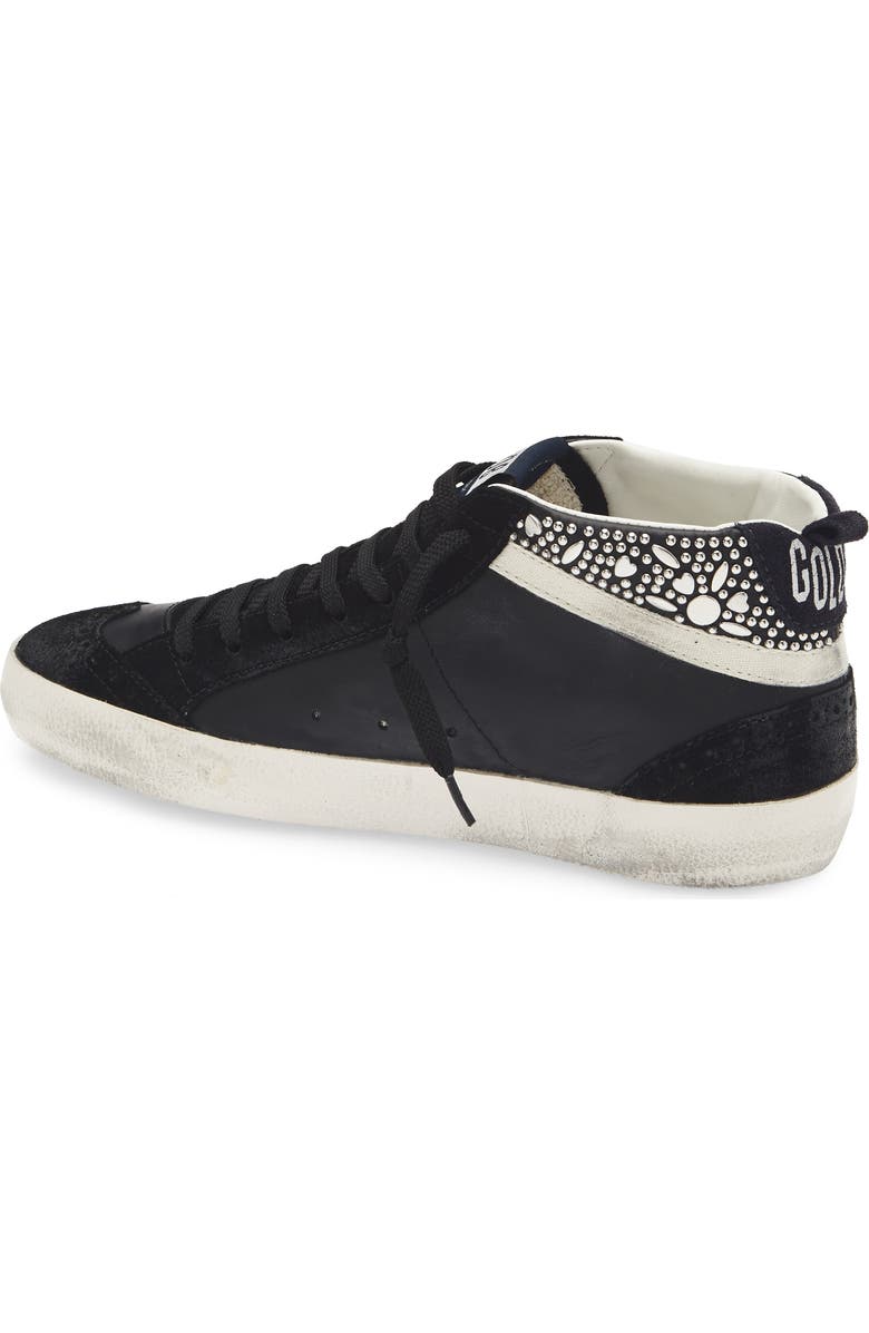 Golden Goose Mid Star Sneaker, Alternate, color, Black/ Blue