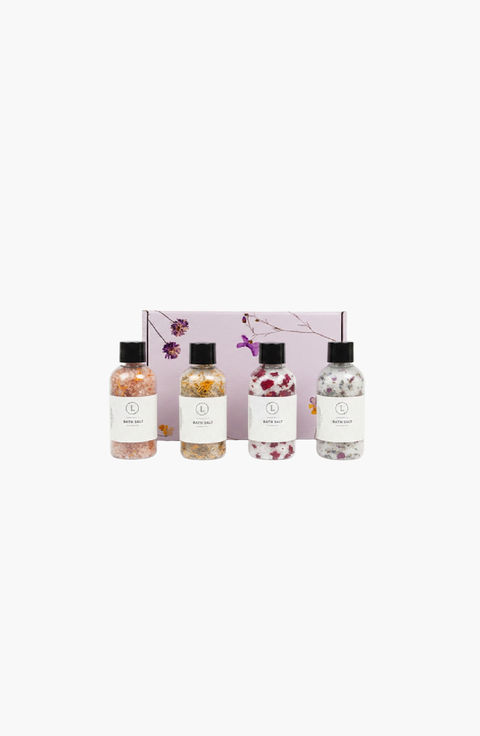 Luxurious Natural Bath Salts Discovery Set