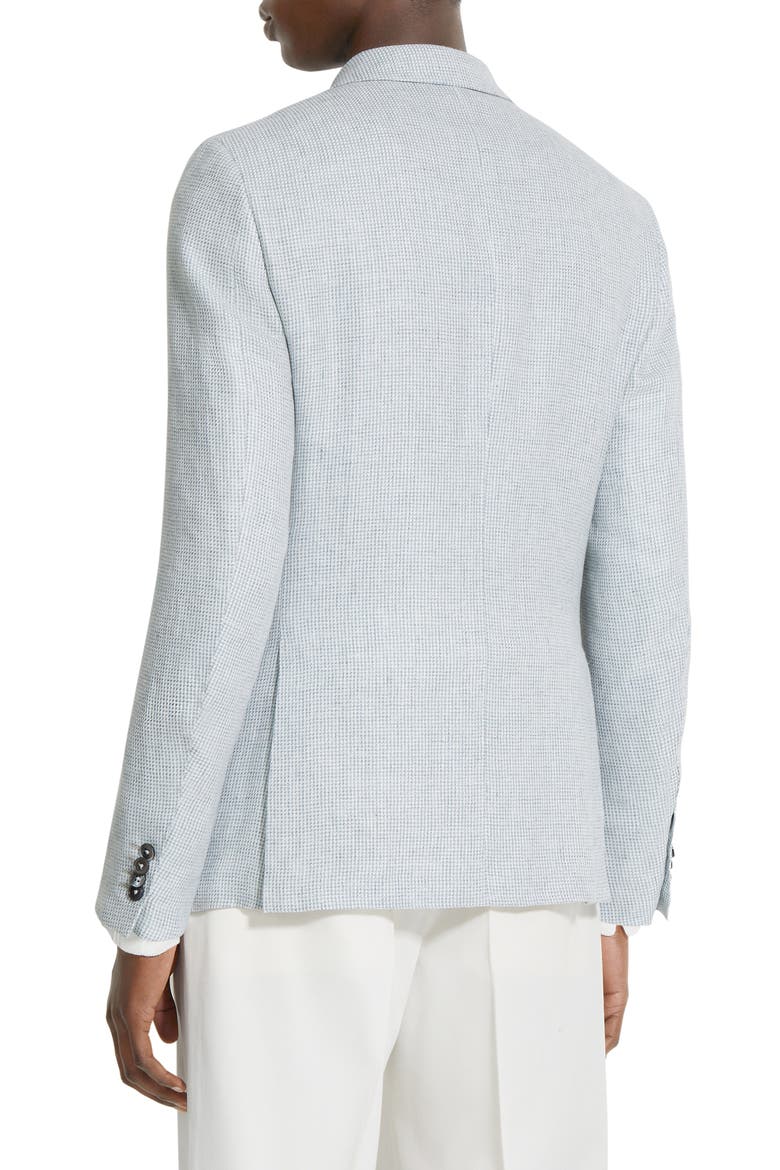Fairway Crossover Linen, Wool & Silk Sport Coat, Alternate, color, LIGHT BLUE
