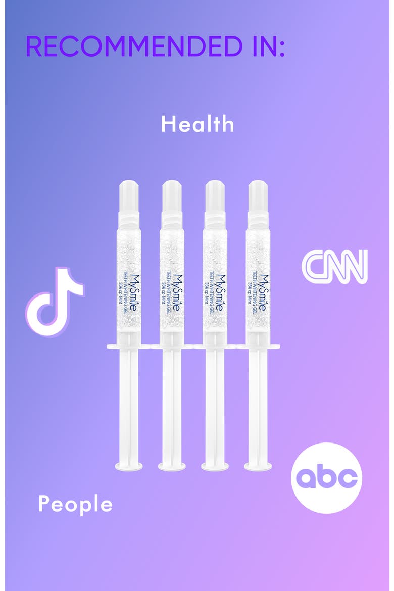 Teeth Whitening Gel Refill Pack with 35% CP, Alternate, color, White