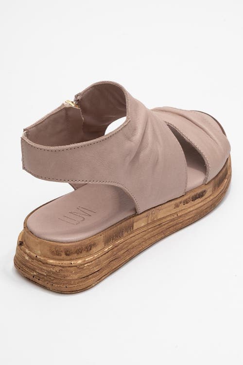 Forever & Always Shoes Lunas Leather Side-zip Flat Heel Sandal In Brown