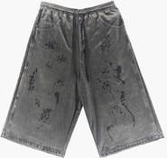 THE CELECT Jumbo Printed Denim Short