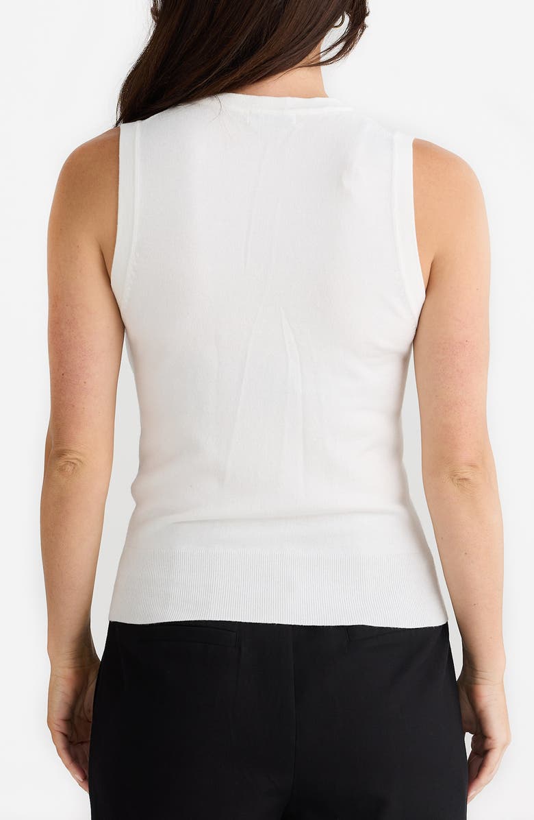 Brave+True Dover Ribbed Tank, Alternate, color, White