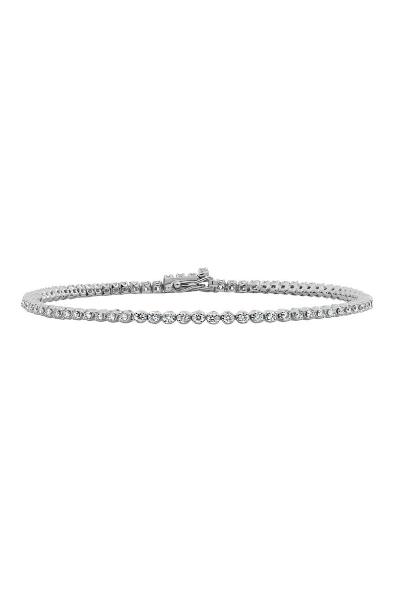 Audrey Classic Diamond Tennis Bracelet, Main, color, 18K WHITE GOLD