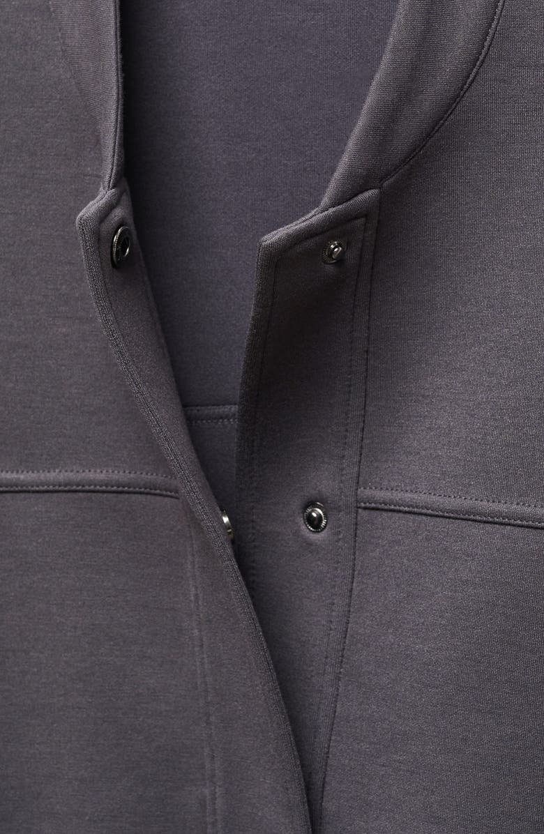 MANGO Seamed Knit Bomber Jacket, Alternate, color, 