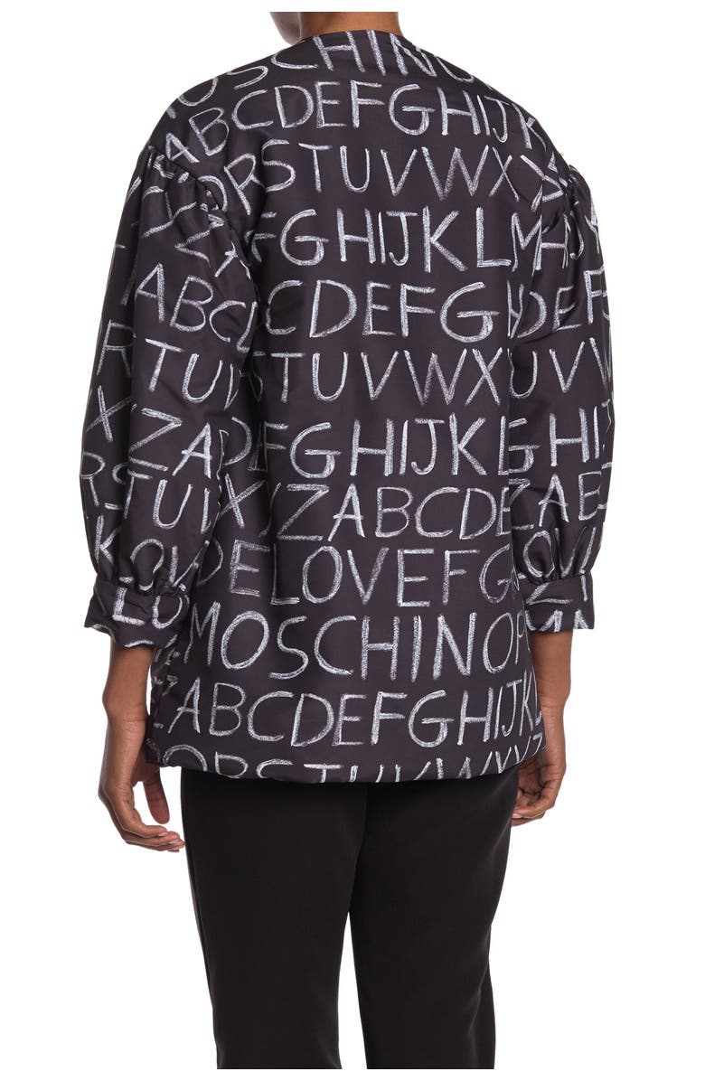 Love Moschino Giaccone Allover Print Jacket, Alternate, color, 