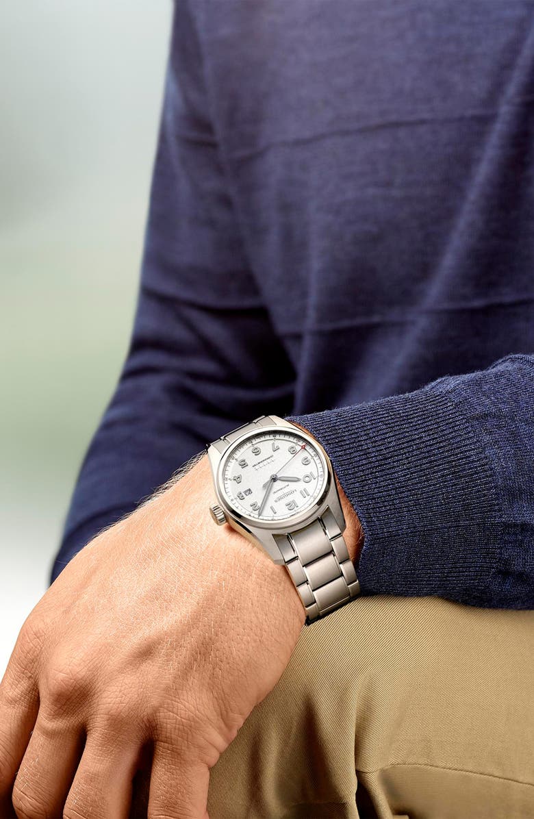 Longines Spirit Automatic Bracelet Watch, 42mm, Alternate, color, 