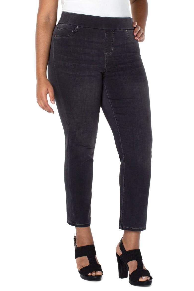 Meredith Slim Fit Ankle Jeans, Main, color, METEORITE WASH