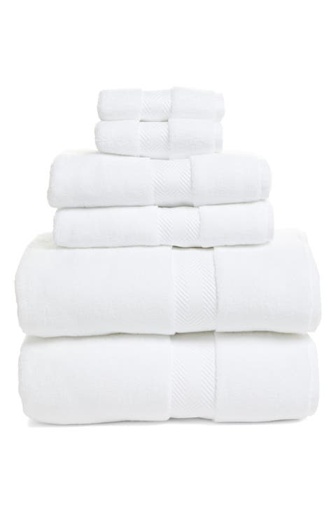 6-Piece Hydrocotton Bath Towel, Hand Towel & Washcloth Set