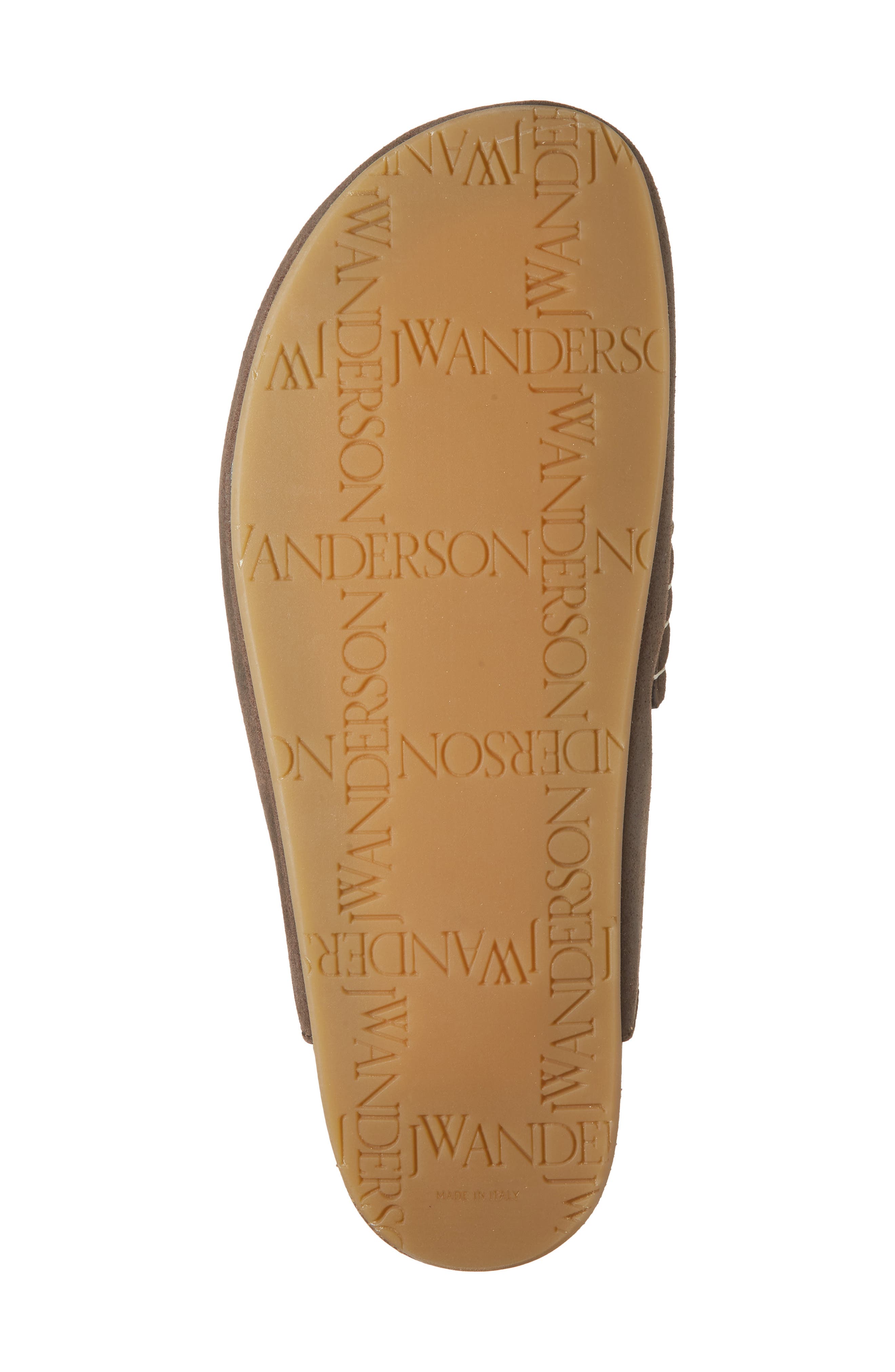 JW Anderson Stitch Penny Loafer Mule, Alternate, color, Deep Walnut 631