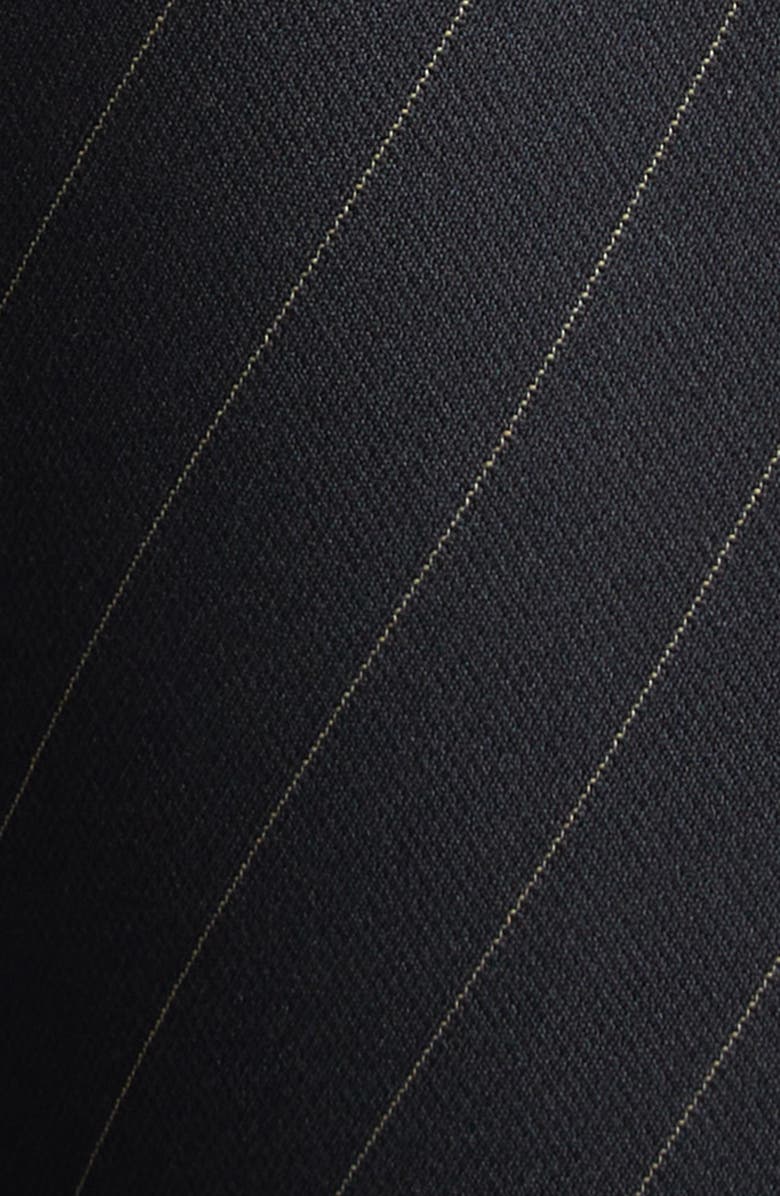 Sacai Pinstripe Twill Skirt, Alternate, color, Black Stripe