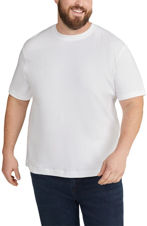 Johnny Bigg Modern Fit Organic Cotton T-Shirt in White 