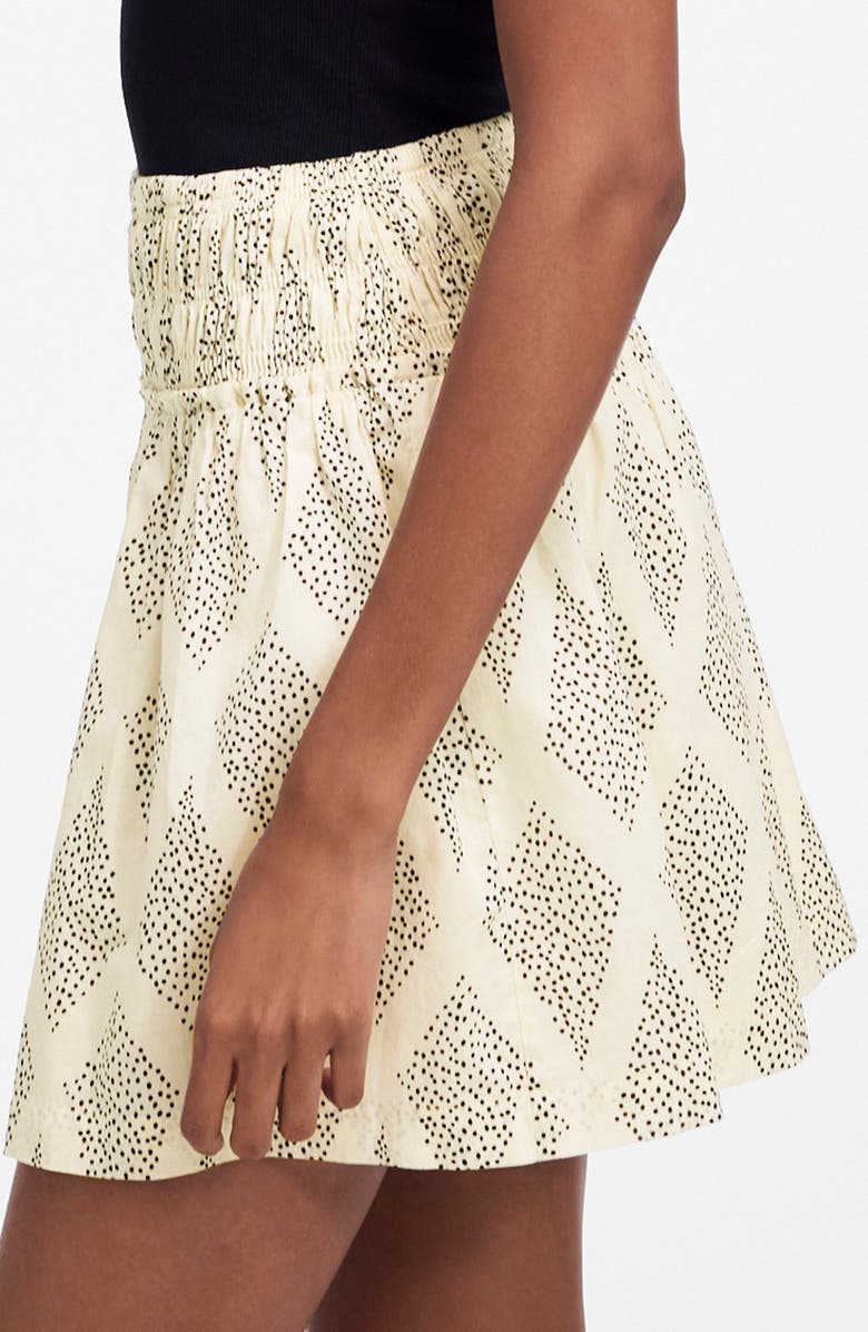 Madewell Ruffle Cotton Voile Miniskirt, Alternate, color, Lighthouse