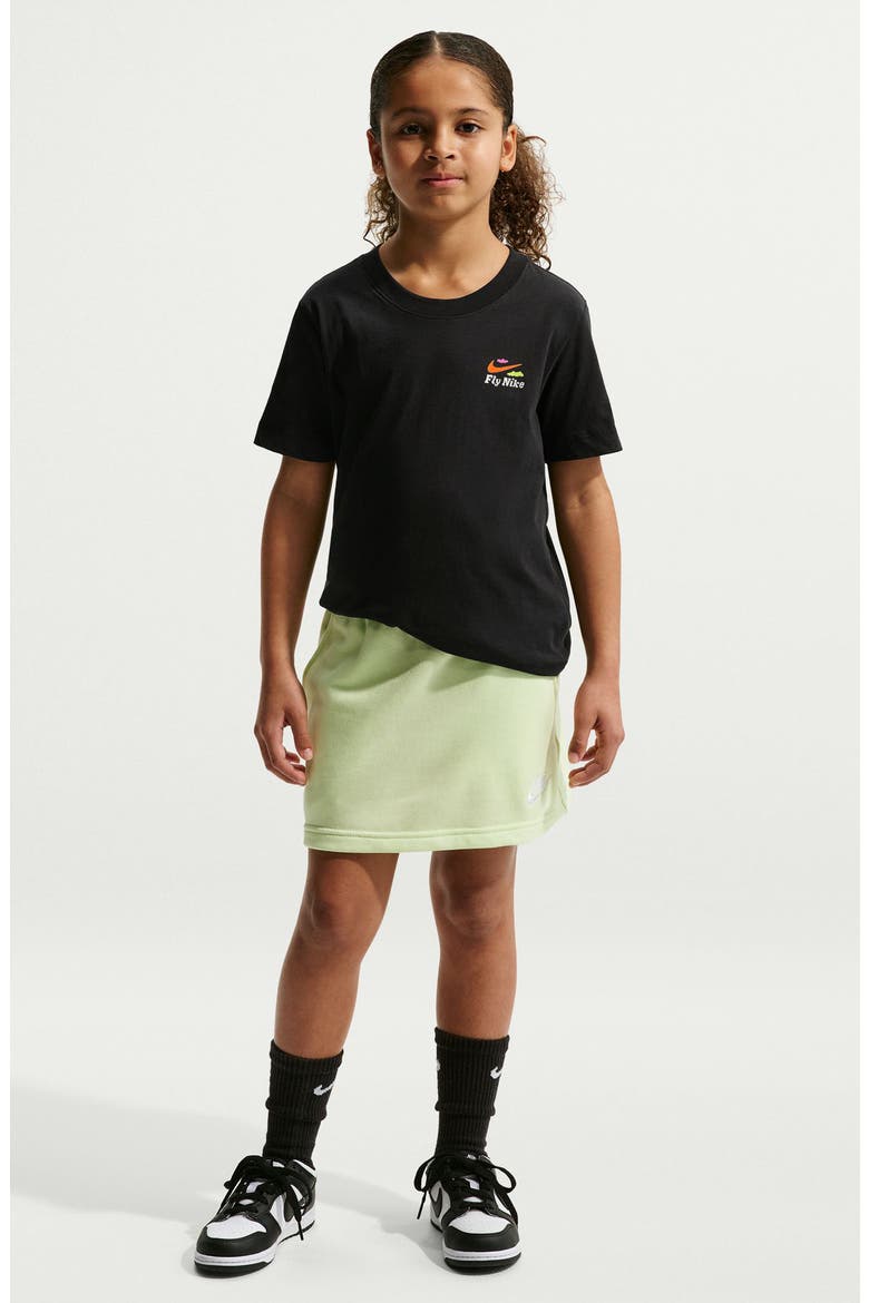 Kids' Fly Nike Graphic T-Shirt, Main, color, BLACK