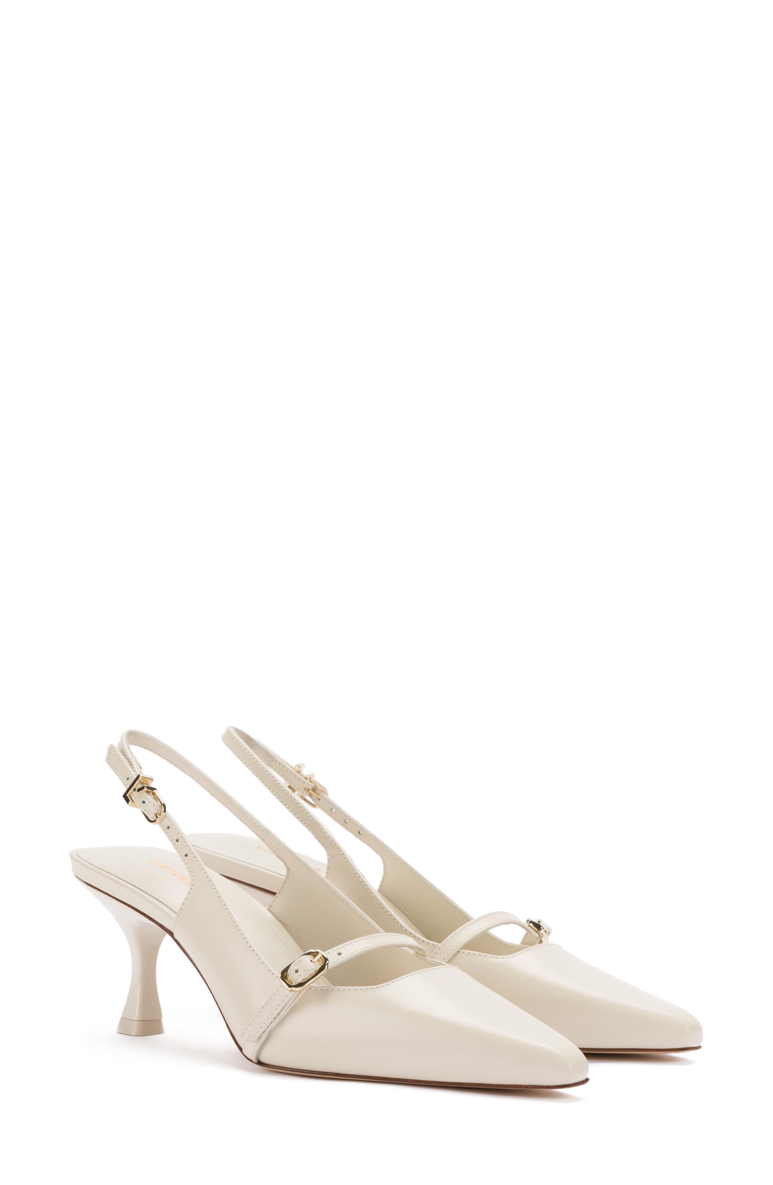 Ines Slingback Pump, Main, color, IVORY