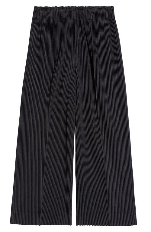 ISSEY MIYAKE HOMME PLISSÉ ISSEY MIYAKE MONTHLY COLORS FEBRUARY PLEATED WIDE LEG PANTS 