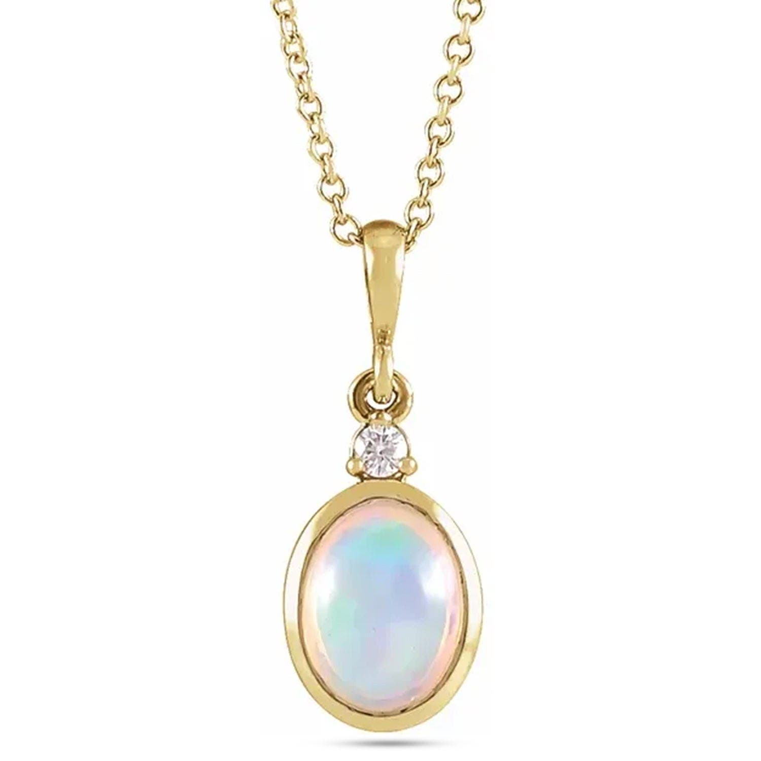Opal, Yellow Gold