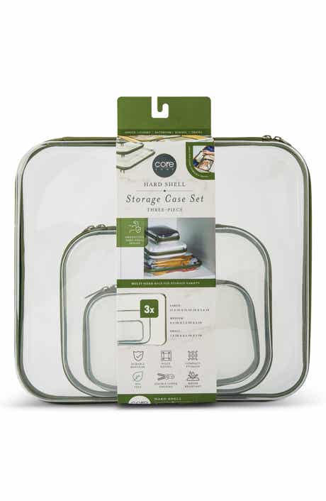 3-Piece Hard Shell Storage Case Set