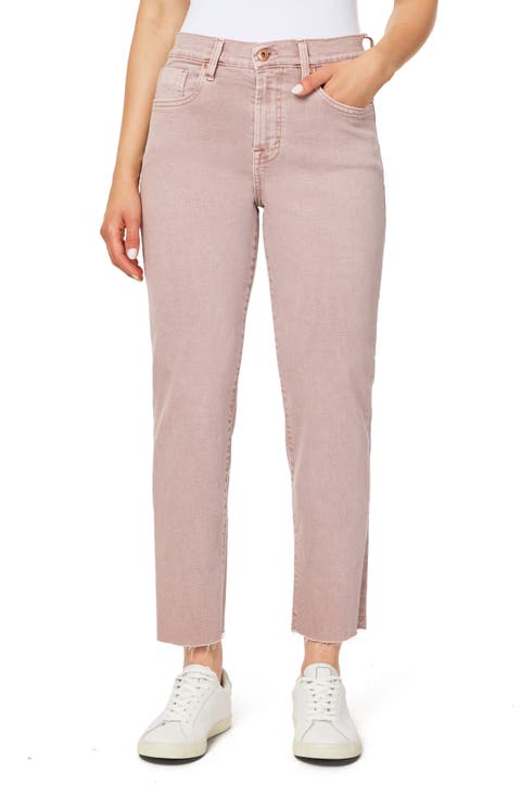 High Rise Straight Leg Pants