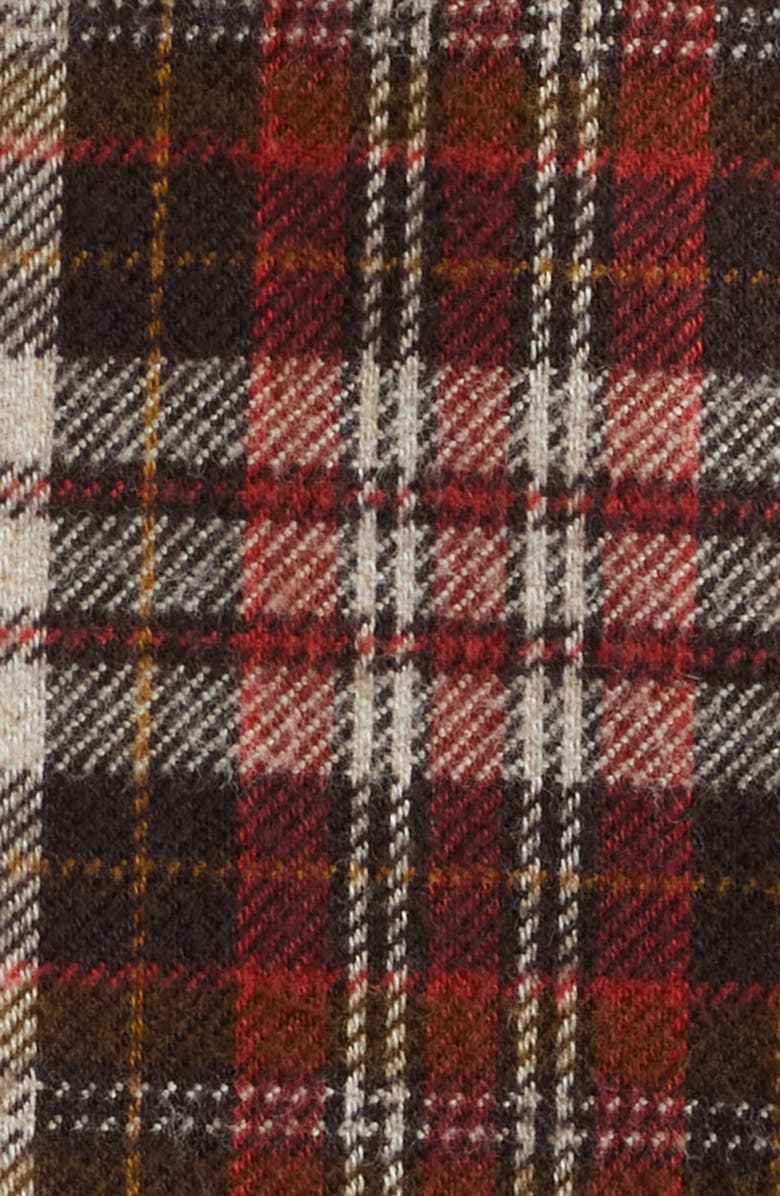 Pendleton Fremont Plaid Flannel Button-Up Shirt, Alternate, color, Brick/ Tan Plaid