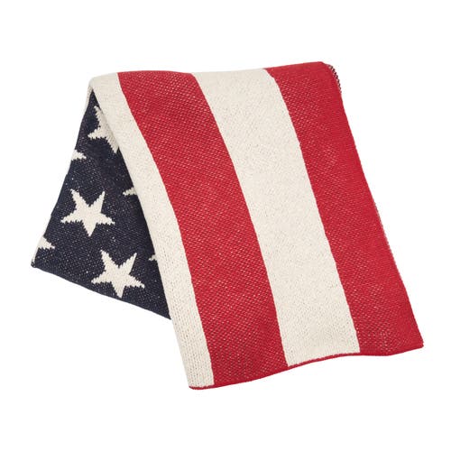 C & F Home C&f Home American Flag Stars And Stripes Throw Collection In Multi