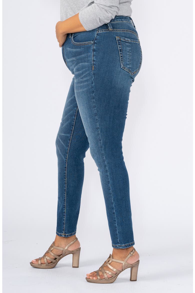 High Waist Ankle Skinny Jeans, Alternate, color, HAISLEY