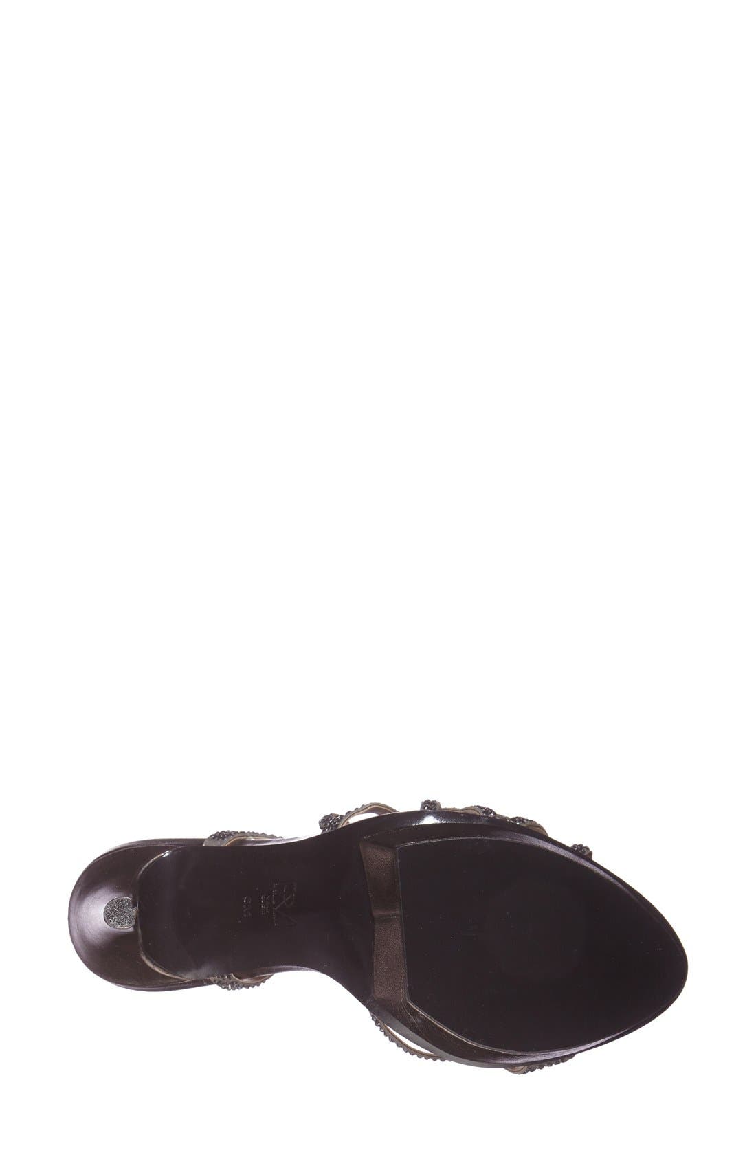 Pelle Moda 'Fey' Metallic Platform Sandal, Alternate, color, 