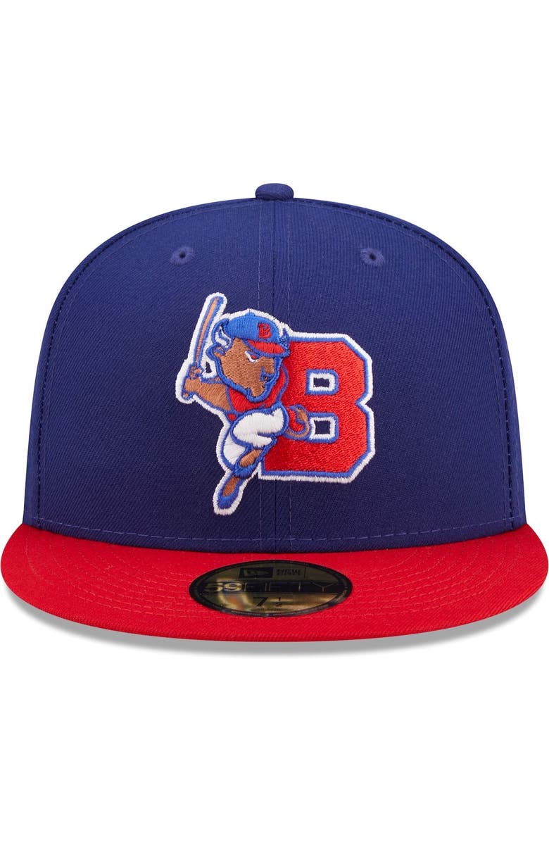 New Era Men's New Era Royal Buffalo Bisons Authentic Collection 59FIFTY Fitted Hat, Alternate, color, Royal