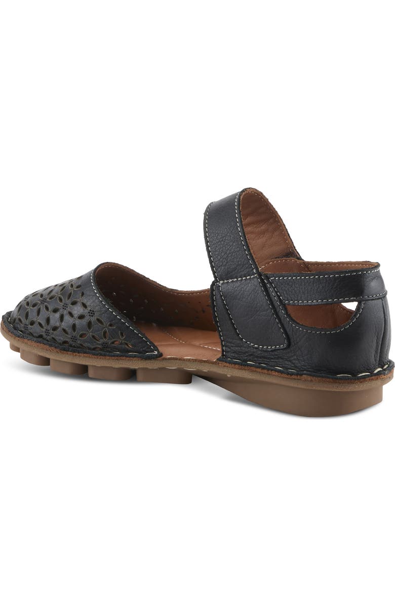 Spring Step Canoya Flat, Alternate, color, Black