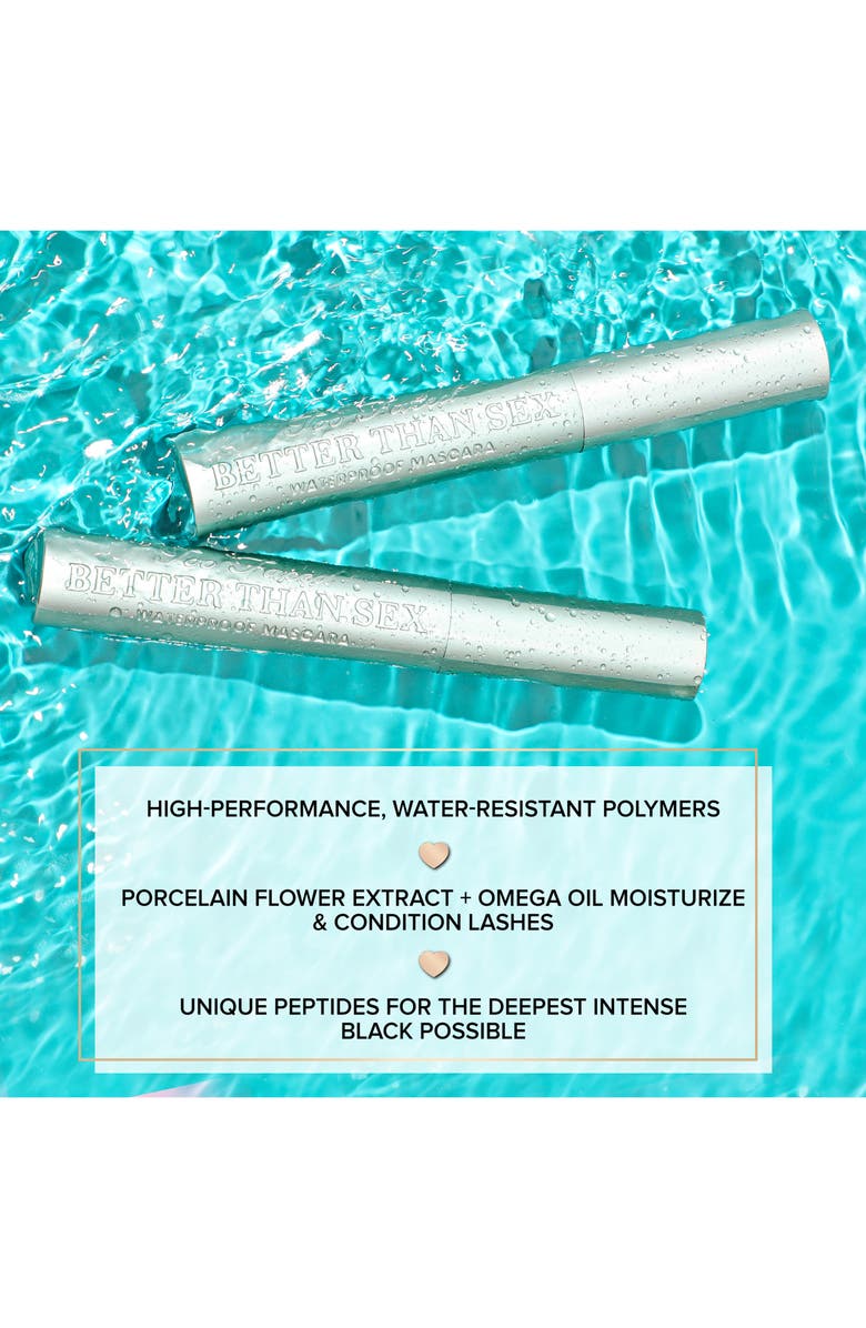 Too Faced Better Than Sex Waterproof Mascara, Alternate, color, Black